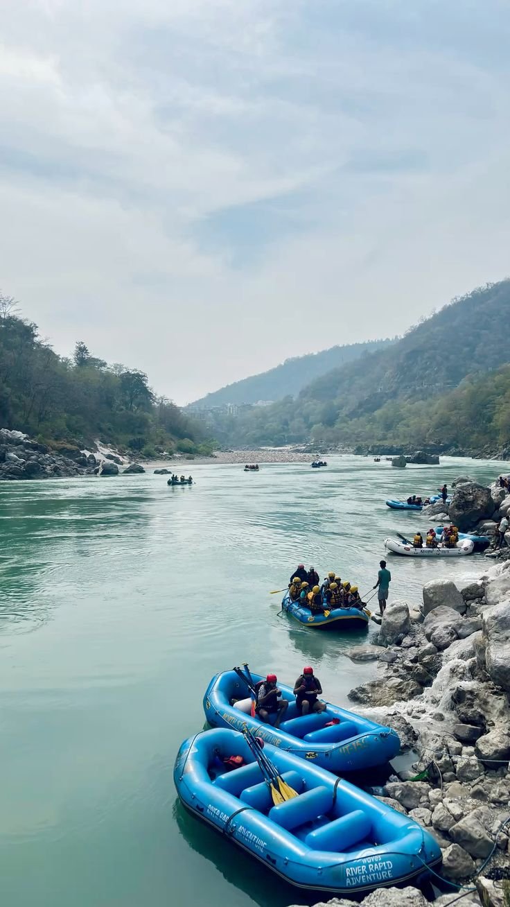 Peaceful Ganga river view at Rishikesh, a top budget-friendly destination in India for solo travelers