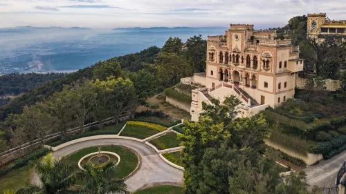 low budget hill trips India Rishikesh river view