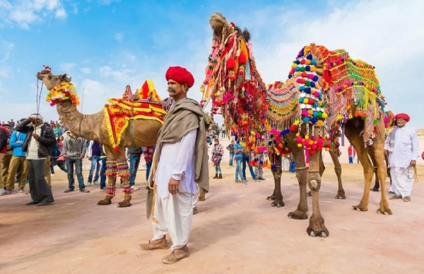 famous festivals in India Pushkar camel fair Rajasthan